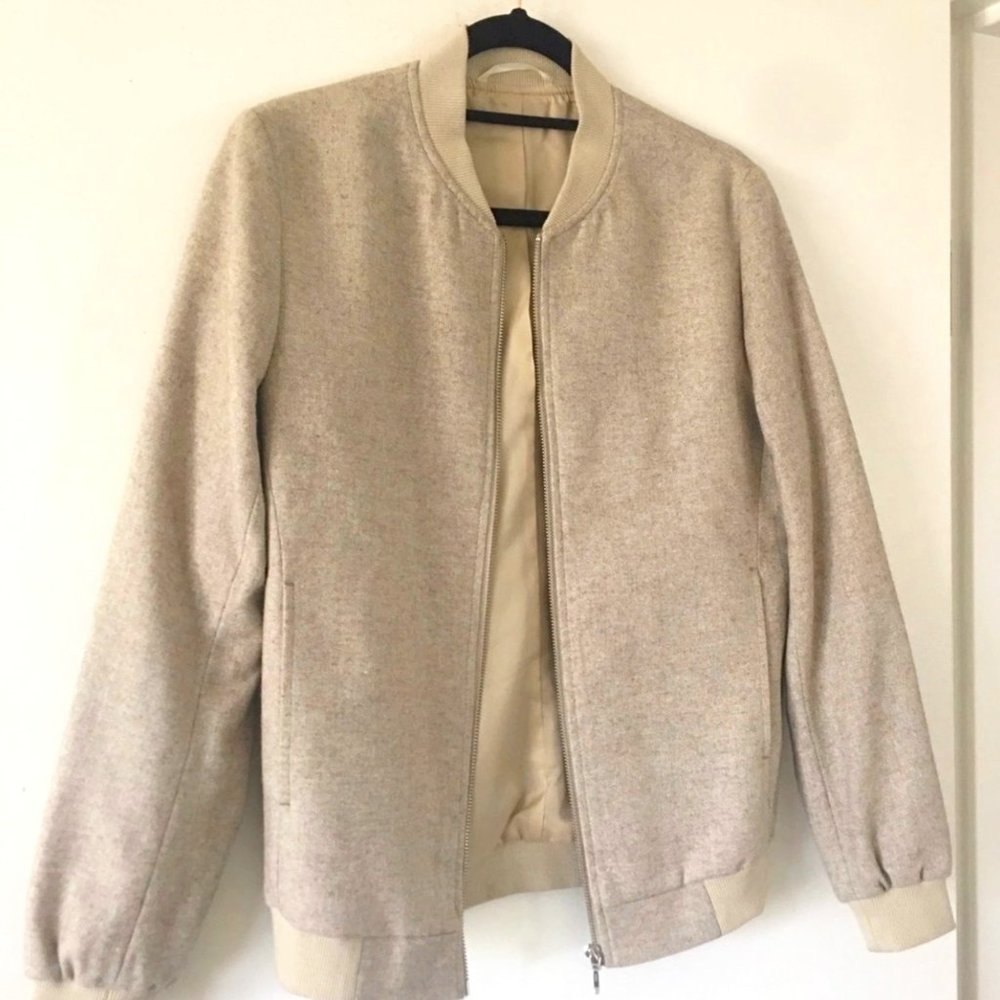 Topman Tan Bomber Jacket